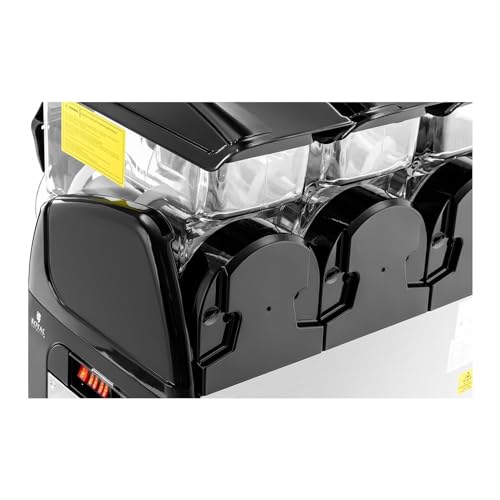 Royal Catering Machine à granitas granités boissons frappées RCSL 3/15 (3 x 15 litres, 980 W, Température 2 à 3 °C, Sans BPA) : Cuisine et Maison