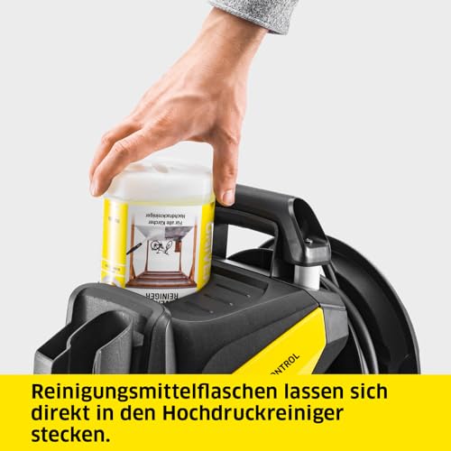Kärcher Hochdruckreiniger K 7 Premium Power Home, Druck: 180 bar, Durchfluss: 600 l/h, Flächenleistung: 60 m²/h, Leistung: 3.000 W, Schlauchtrommel, mit Pistole, Dreckfräser, Strahlrohr : Garten