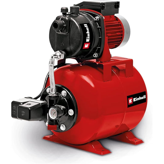 Einhell Groupe de surpression GC-WW 6538 (650 W, Hauteur d'aspiration 8 m, Câble d‘alimentation 1,4 m, Interrupteur à pression) : Commerce, Industrie et Science