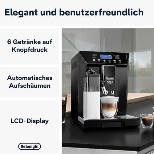 DeLonghi ECAM 46 860 B Kaffeevollautomat Sensor Touch Tasten