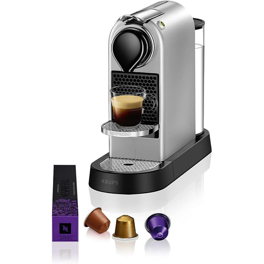 Nespresso Krups Machine à Café Citiz Argent Cafetière à Capsules YY4118FD : Cuisine et Maison