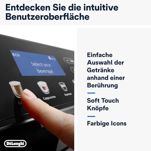 DeLonghi ECAM 46 860 B Kaffeevollautomat Sensor Touch Tasten