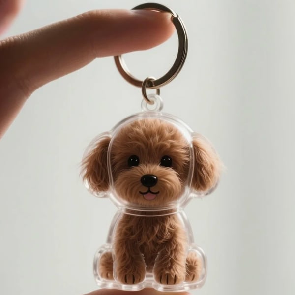 🎁Letzter Tag 49% RABATT🐶Hundehaarsammler Schlüsselanhänger Charm Gedenk-Aufbewahrungsbox