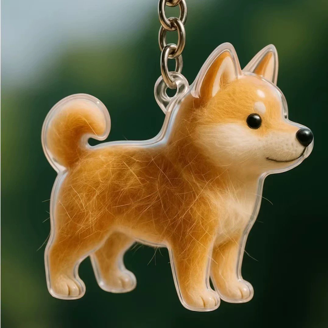🎁Letzter Tag 49% RABATT🐶Hundehaarsammler Schlüsselanhänger Charm Gedenk-Aufbewahrungsbox