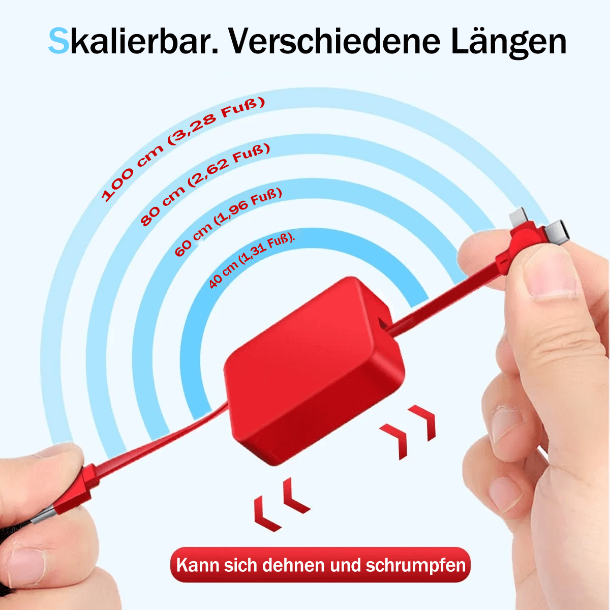 🔥3 in 1 Datenleitung Schnellladeleitung Speicherbox⚡⚡