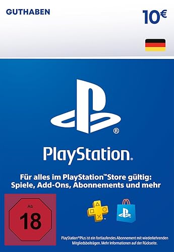 10€ PlayStation Store Geschenkkarte | Deutsches PSN-Konto [Code per E-Mail]